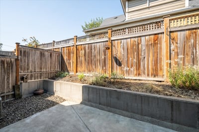 Private courtyard.