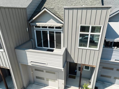 View of front deck.