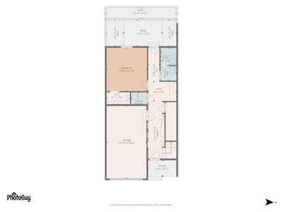 Main level floor plan.