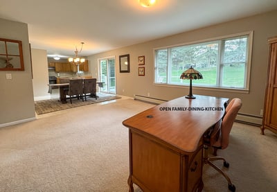 Open Family-Dining-Kitchen
