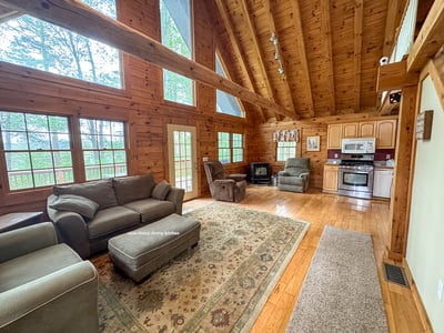 Living-Dining-Kitchen Opens to DECK