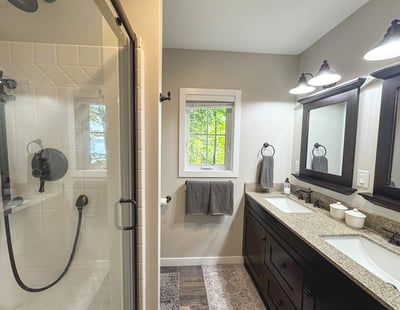 Primary Bath. Double Vanity