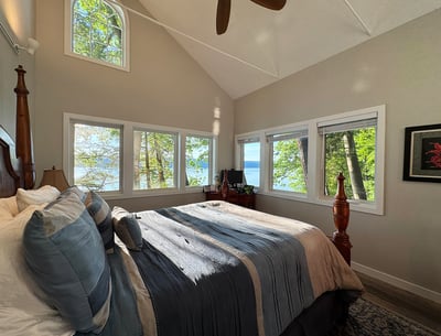 Ensuite Bedroom 2. Vaulted Ceiling