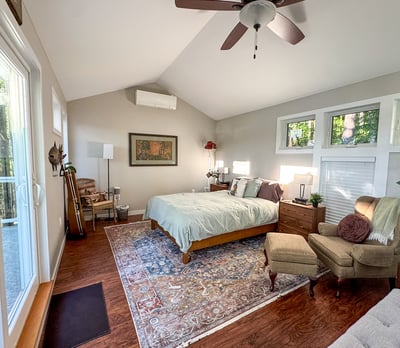 Bedroom 3- Office. Vaulted Ceiling
