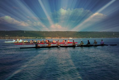 Cornell Crew Practice