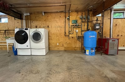 New Washer/Dryer. High Efficiency Boiler