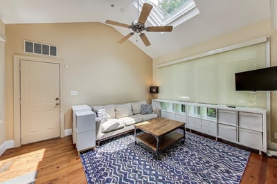 Skylights and walls of windows - so much light!