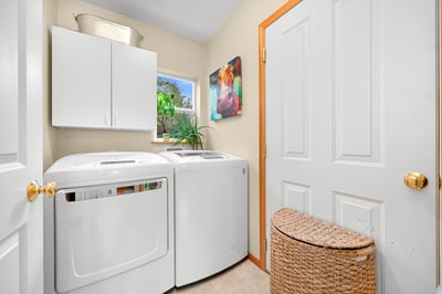 Main floor laundry room