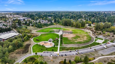 Squalicum Creek Park is just across the street