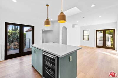 Bright Open Kitchen to Living