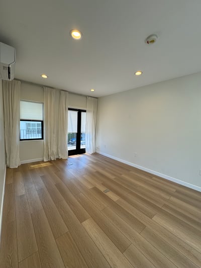 Living Room has French Doors leading to Balcony
