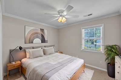 VIRTUALLY STAGED BEDROOM