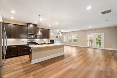 Open concept with oversized rooms!