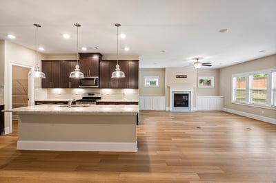 View to the family room!