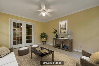 Located off of Living room