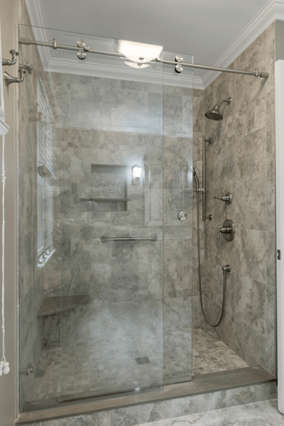 Tiled Walk in Shower