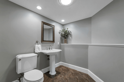 Lower Level Half Bathroom