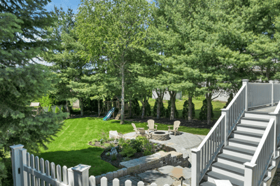 Fenced In Yard for Both Entertainment & Convenience