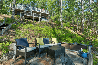 Seating Area by Water