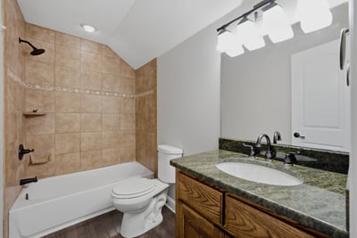 Guest bathroom upstairs