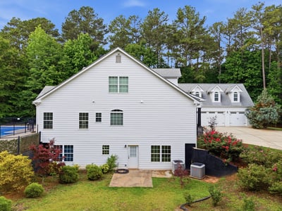 Beautifully landscaped yard