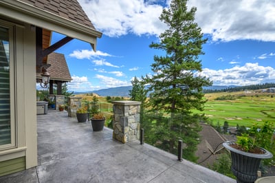 Enjoy breathtaking mountain eastern views from this spacious patio, perfect for morning coffee, outdoor gatherings, and relaxation.