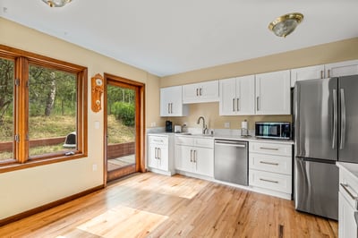 Remodeled Kitchen With New Counters, Cabinets and Appliances