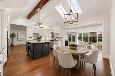 Staged Eat-In Kitchen