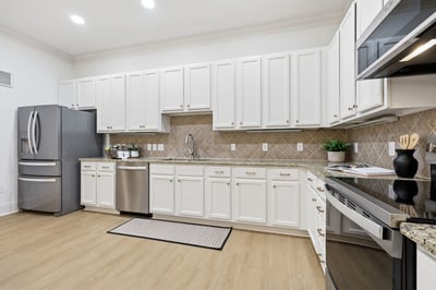 Kitchen with new appliances