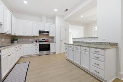 Kitchen with new appliances