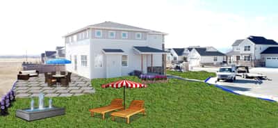 Virtually Staged Landscaping