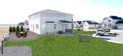 Virtually Staged Landscaping