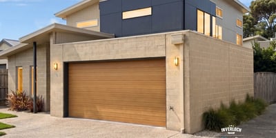 Modern two-story home featuring spacious interiors and a unique architectural design, perfect for contemporary living.