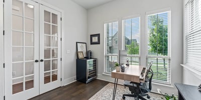 Second Main Level Bedroom/Den/Office with French Doors!