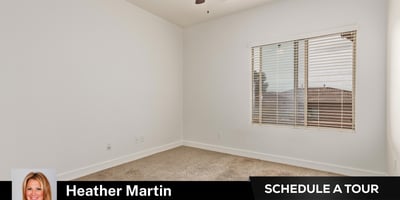 This inviting bedroom offers plush carpet and ample window light. Ideal for guests or a home office within this Glendale home featuring pool, loft, and 3-car garage.