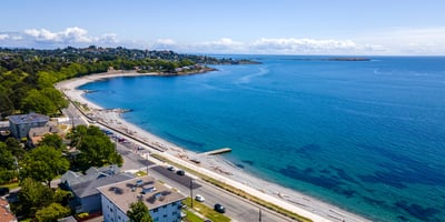 Just steps from a sandy beach and vibrant community spaces.