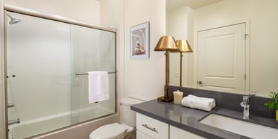 Guest Bathroom -2 Bedrooms Plan