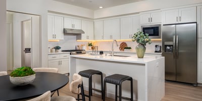 Kitchen Island- 3 Beds 3 Baths Plan