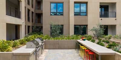 Out Door BBQ with Seating Area