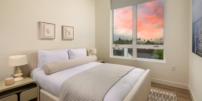 Junior Master Bedroom- 3 Bedroom Plan