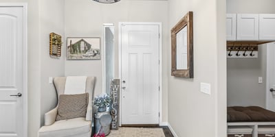 Entry and mudroom