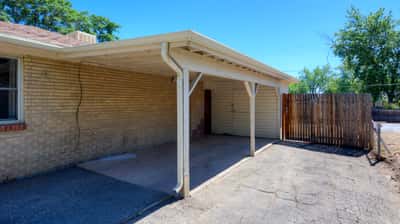Carport and Off Street Parking for 4-6 cars