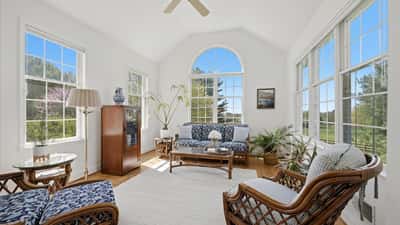 Bright Sunroom
