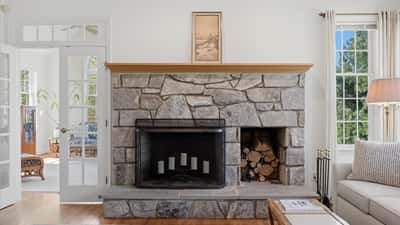 Love the Wood Burning Fireplace in the Family Room!