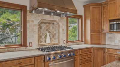 Six-burner stove