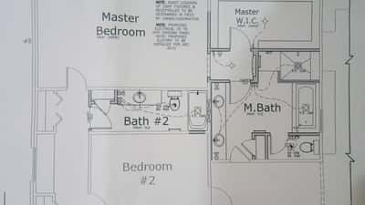 Master Bedroom / Bathroom Plans