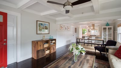 Beautiful hardwood floors.