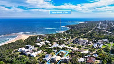 Discover coastal living at its finest with expansive ocean views and direct beach access near 19 Wheeler Road.