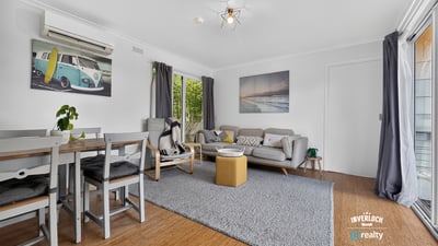 Bright and airy living space featuring modern furnishings and an inviting flow to the outdoor area.