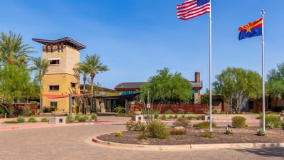 The clubhouse offers fitness facilities, event areas, and modern architecture, just a short stroll from your front door.